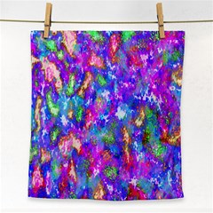 Abstract Trippy Bright Sky Space Face Towel by Simbadda