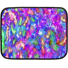 Abstract Trippy Bright Sky Space Fleece Blanket (mini) by Simbadda