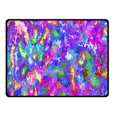 Abstract Trippy Bright Sky Space Fleece Blanket (small)