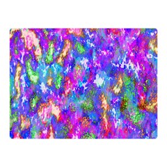 Abstract Trippy Bright Sky Space Double Sided Flano Blanket (mini)  by Simbadda