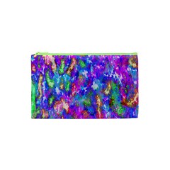 Abstract Trippy Bright Sky Space Cosmetic Bag (xs) by Simbadda