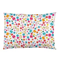 Floral Pattern Pillow Case (two Sides) by Valentinaart