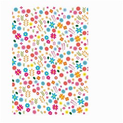 Floral Pattern Large Garden Flag (two Sides)