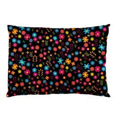 Floral Pattern Pillow Case (two Sides) by Valentinaart