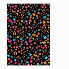 Floral Pattern Small Garden Flag (two Sides)