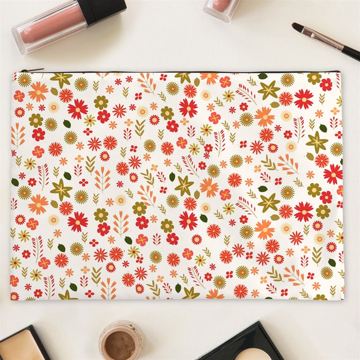 Floral pattern Cosmetic Bag (XXL) 