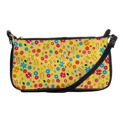 Floral Pattern Shoulder Clutch Bags by Valentinaart