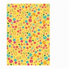 Floral Pattern Small Garden Flag (two Sides)