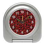 Strawberry  pattern Travel Alarm Clocks Front