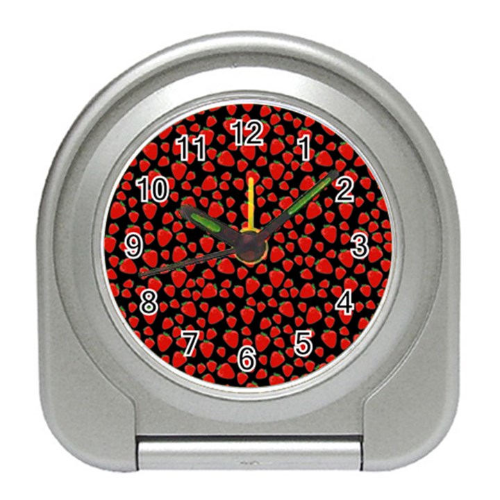 Strawberry  pattern Travel Alarm Clocks