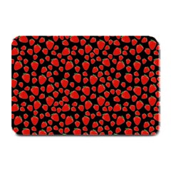 Strawberry  Pattern Plate Mats by Valentinaart