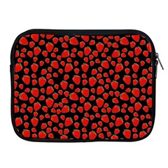 Strawberry  Pattern Apple Ipad 2/3/4 Zipper Cases by Valentinaart