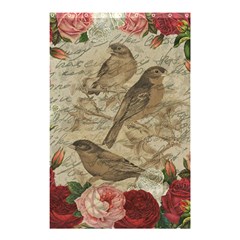 Vintage Birds Shower Curtain 48  X 72  (small) 