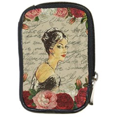 Vintage Girl Compact Camera Cases by Valentinaart