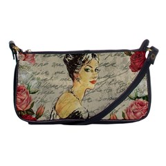 Vintage Girl Shoulder Clutch Bags by Valentinaart