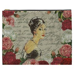 Vintage Girl Cosmetic Bag (xxxl) 