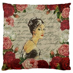 Vintage Girl Standard Flano Cushion Case (one Side) by Valentinaart