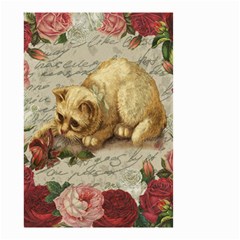 Vintage Kitten  Small Garden Flag (two Sides)