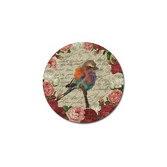 Vintage Bird Golf Ball Marker (4 Pack) by Valentinaart