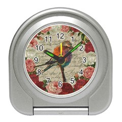 Vintage Bird Travel Alarm Clocks by Valentinaart