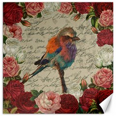 Vintage Bird Canvas 20  X 20  