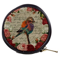 Vintage Bird Mini Makeup Bags by Valentinaart