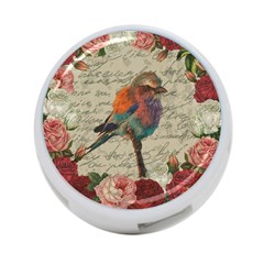 Vintage Bird 4-port Usb Hub (two Sides)  by Valentinaart