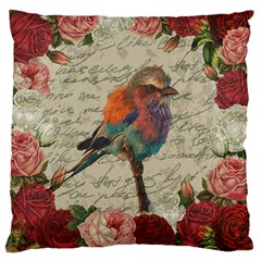 Vintage Bird Standard Flano Cushion Case (two Sides) by Valentinaart