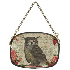 Vintage Owl Chain Purses (two Sides)  by Valentinaart