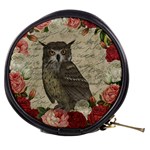 Vintage owl Mini Makeup Bags Front