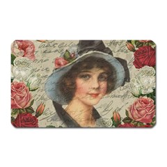 Vintage Girl Magnet (rectangular)