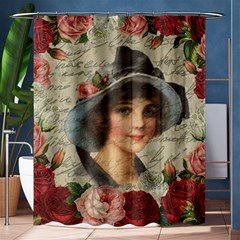 Vintage Girl Shower Curtain 60  X 72  (medium)  by Valentinaart