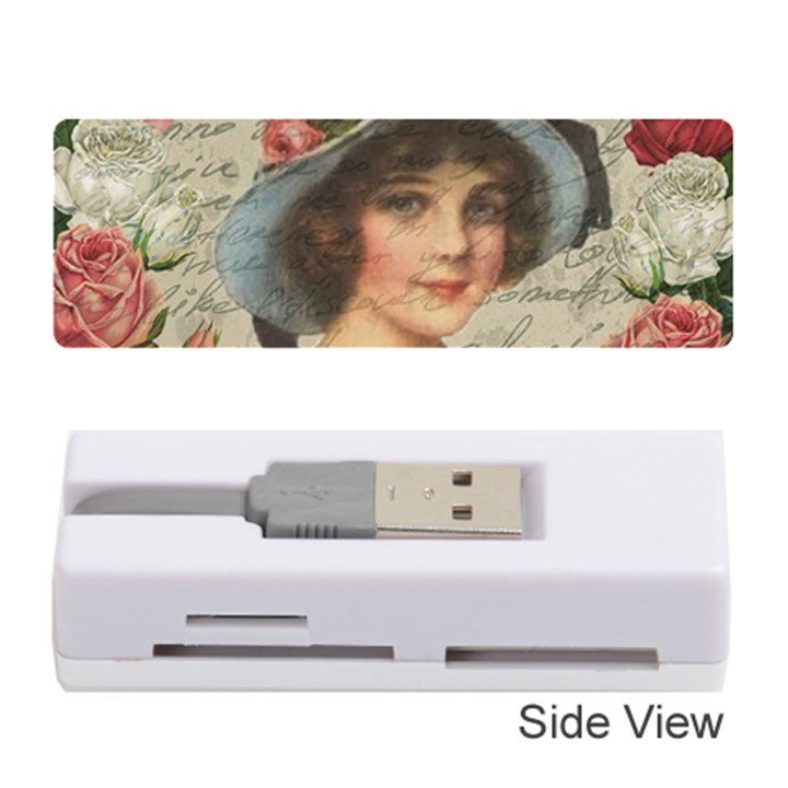 Vintage girl Memory Card Reader (Stick) 