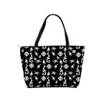 Seahorse pattern Shoulder Handbags Back