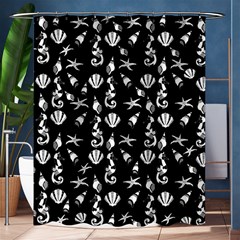 Seahorse Pattern Shower Curtain 60  X 72  (medium)  by Valentinaart