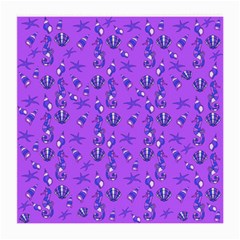 Seahorse Pattern Medium Glasses Cloth (2-side) by Valentinaart