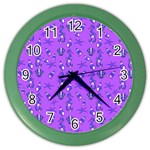 Seahorse pattern Color Wall Clocks Front