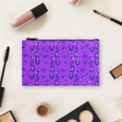 Seahorse Pattern Cosmetic Bag (small)  by Valentinaart