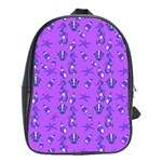 Seahorse pattern School Bags (XL)  Front