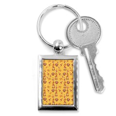 Seahorse Pattern Key Chains (rectangle)  by Valentinaart