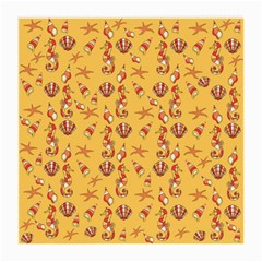 Seahorse Pattern Medium Glasses Cloth (2-side) by Valentinaart