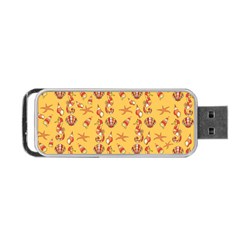 Seahorse Pattern Portable Usb Flash (one Side)