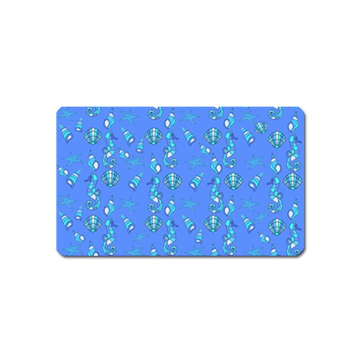 Seahorse pattern Magnet (Name Card)