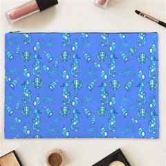 Seahorse Pattern Cosmetic Bag (xxl)  by Valentinaart