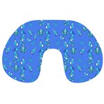 Seahorse pattern Travel Neck Pillows Back