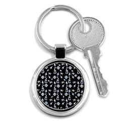 Seahorse Pattern Key Chains (round)  by Valentinaart