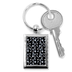 Seahorse Pattern Key Chains (rectangle)  by Valentinaart