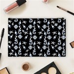 Seahorse pattern Cosmetic Bag (Large)  Back