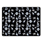 Seahorse pattern Fleece Blanket (Small) 50 x40  Blanket Front