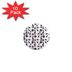 Seahorse pattern 1  Mini Magnet (10 pack)  Front